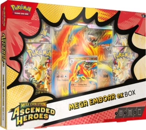Pokémon TCG: Mega Evolution - Ascended Heroes - Mega Emboar ex Box - PRZEDSPRZEDAŻ 