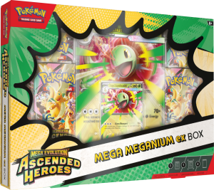 Pokémon TCG: Mega Evolution - Ascended Heroes - Mega Meganium ex Box - PRZEDSPRZEDAŻ 