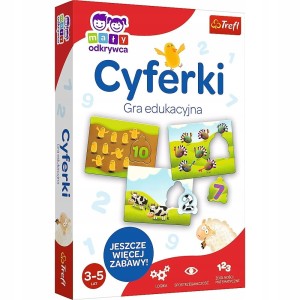 Gra edukacyjna Trefl Mały odkrywca Cyferki
