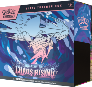  Pokémon TCG: Mega Evolution - Chaos Rising - Elite Trainer Box - PRZEDSPRZEDAŻ