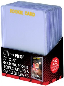 Toploader 3x4" Rookie Card - 25 sztuk