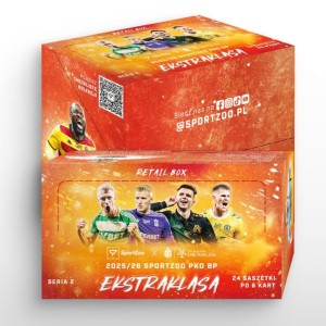 Retail box - karty piłkarskie SportZoo PKO BP Ekstraklasa 2025/26 – Seria 2  - PRZEDSPRZEDAŻ 