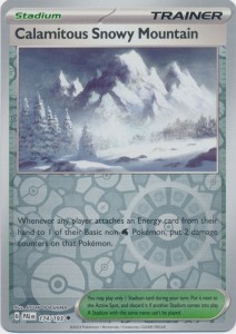 Calamitous Snowy Mountain - 174/193 - Uncommon - Reverse Holo - Pokemon