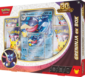 Pokémon TCG: 30th Celebration - Ex Box - Greninja ex - PRZEDSPRZEDAŻ
