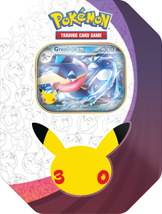 Pokémon TCG: 30th Celebration - Tin - Greninja ex - PRZEDSPRZEDAŻ