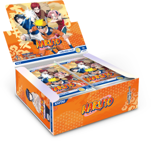 Naruto: Smriti Collectible Cards - Earth Scroll - Gold Booster Display box
