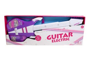 GITARA ELEKTRYCZNA dla dzieci 6 strun na baterie mp3
