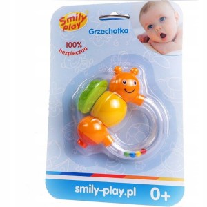 Grzechotka kolorowy Motylek Smily Play 0m+