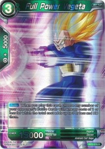 Full Power Vegeta - BT2-076 - Rare Dragon Ball Super