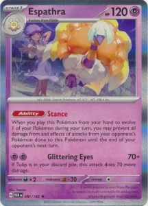 Espathra - 081/182 - Holo Rare - Pokemon