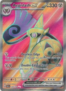 Aegislash ex - 230/182 - Full Art Secret Rare - Pokemon