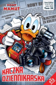 Gigant Mamut Kaczka dziennikarska Kaczor Donald