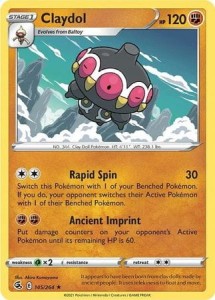 Claydol - 145/264 - Rare Pokemon