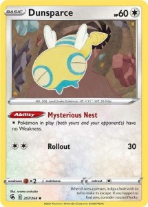 Dunsparce - 207/264 - Uncommon Pokemon