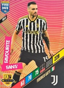 FIFA 365 2024 Panini Federico Gatti - JUV6 - FANS