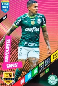 FIFA 365 2024 Panini FANS FAVOURITE PAL 6 DUDU PALMEIRAS