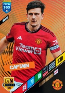 FIFA 365 2024 Panini CAPTAIN MAU 13 MAGUIRE MANCHESTER U