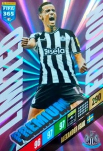 FIFA 365 2024 Panini LIMITED PREMIUM ALEXANDER ISAK NEWCASTLE