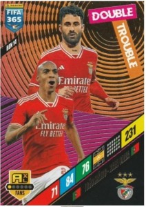 FIFA 365 2024 Panini DOUBLE TROUBLE BEN14 Joao Mario / Rafa Silva