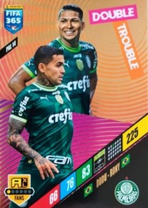 FIFA 365 2024 Panini PAL 14 DOUBLE TROUBLE DUDU-RONY