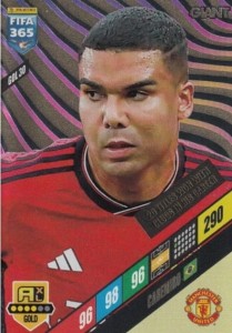 FIFA 365 2024 Panini - GOLD Giant Casemiro GOL 30