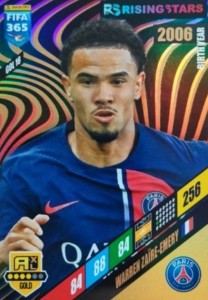 FIFA 365 2024 Panini - GOLD GOL 16 RISING STARS ZAIRE-EMERY
