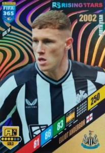 FIFA 365 2024 Panini - GOLD GOL 14 RISING STARS ANDERSON