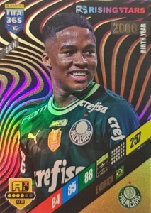 FIFA 365 2024 Panini - GOLD Endrick - GOL10 - Rising Star