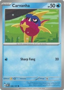 Carvanha - 046/197 - Common - Pokemon