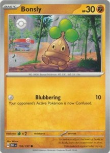 Bonsly - 110/197 - Common - Pokemon