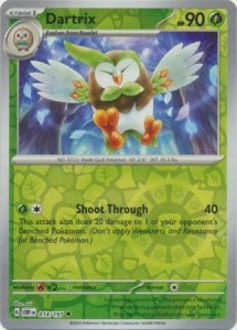 Dartrix - 014/197 - Uncommon Reverse Holo Pokemon