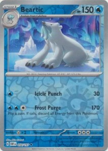 Beartic - 054/197 - Uncommon Reverse Holo Pokemon