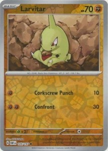Larvitar - 105/197 - Common Reverse Holo Pokemon