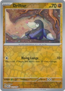 Drilbur - 111/197 - Common - Reverse Holo Pokemon