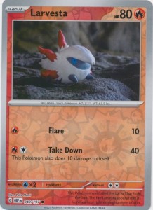 Larvesta - 040/197 - Common - Reverse Holo Pokemon