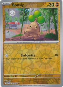 Bonsly - 110/197 - Common - Reverse Holo Pokemon