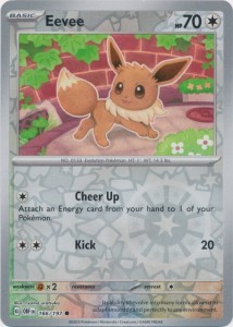 Eevee - 166/197 - Common - Reverse Holo Pokemon