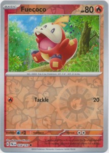 Fuecoco - 034/193 - Common - Reverse Holo Pokemon