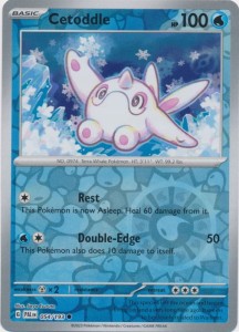 Cetoddle - 054/193 - Common - Reverse Holo Pokemon