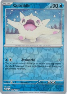 Cetoddle - 053/193 - Common - Reverse Holo Pokemon