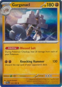 Garganacl - 123/193 - Holo Rare Pokemon