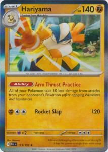 Hariyama - 113/193 - Holo Rare Pokemon