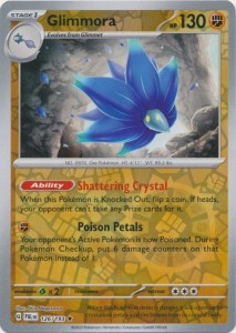 Glimmora - 126/193 Holo Rare Reverse Holo Pokemon
