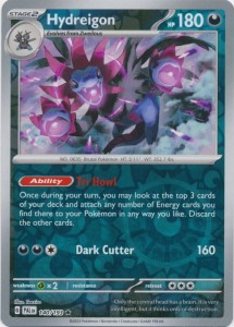 Hydreigon - 140/193 - Holo Rare - Reverse Pokemon