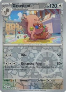 Greedent - 152/198 - Uncommon Reverse Holo Pokemon