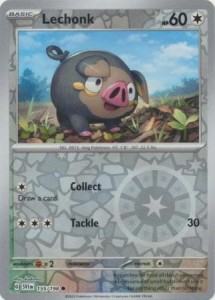 Lechonk - 155/198 - Common Reverse Holo Pokemon