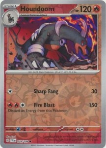 Houndoom - 034/198 - Common Reverse Holo - Pokemon