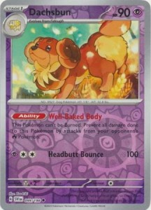 Dachsbun - 099/198 Uncommon Reverse Holo - Pokemon