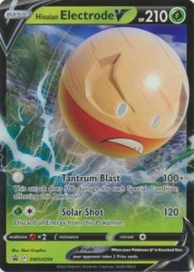 Hisuian Electrode V - oversized Promo Pokemon