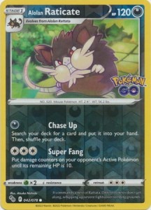 Alolan Raticate - 042/078 Reverse Holo Pokemon GO